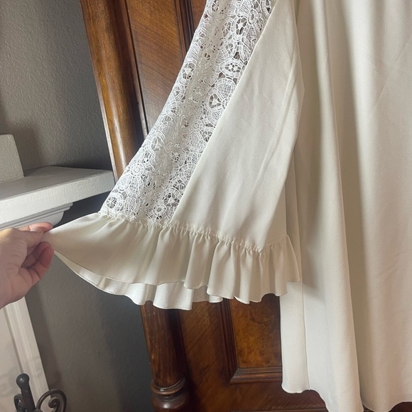 GIAMBA Lace Yoke Dress EUC - Picture 5 of 9